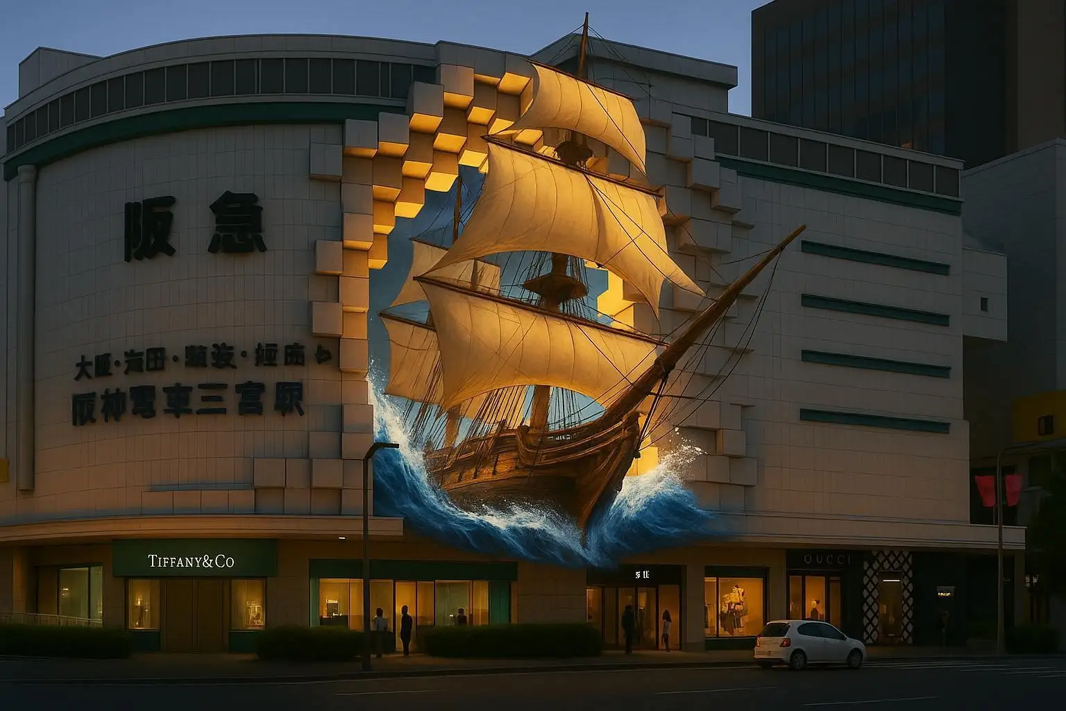 神戸阪急でプロジェクションマッピング開催！いつから？詳細情報まとめのイメージ画像