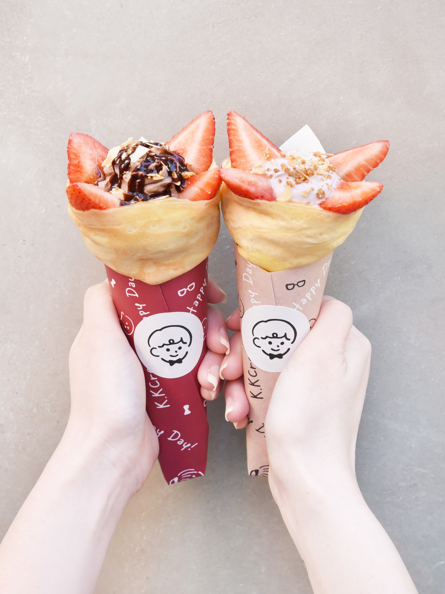 神戸元町「 K.K Crepe」開店！もちもちクレープのこだわりのイメージ画像