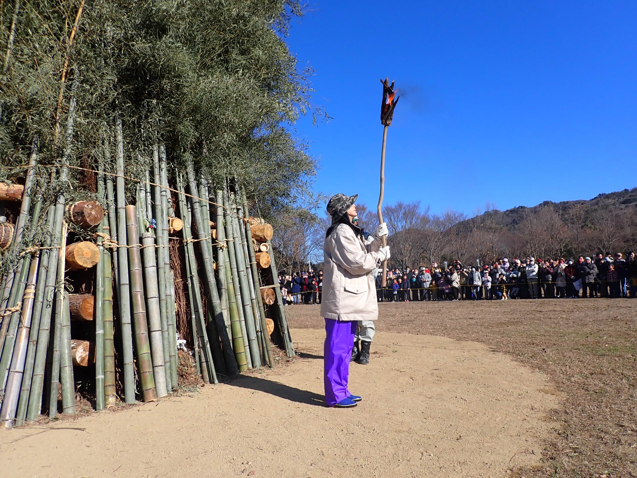 神戸森林植物園で「とんどやき」2025年1月開催！鎮魂と安全祈願のイメージ画像