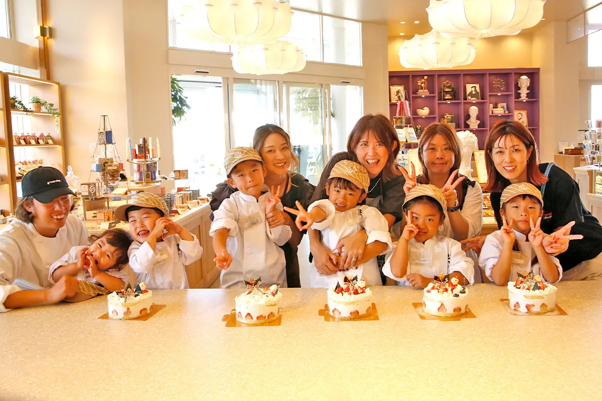 思い出を贈ろう！TOOTH TOOTHでキッズパティシエ体験、バレンタインケーキ作りのイメージ画像