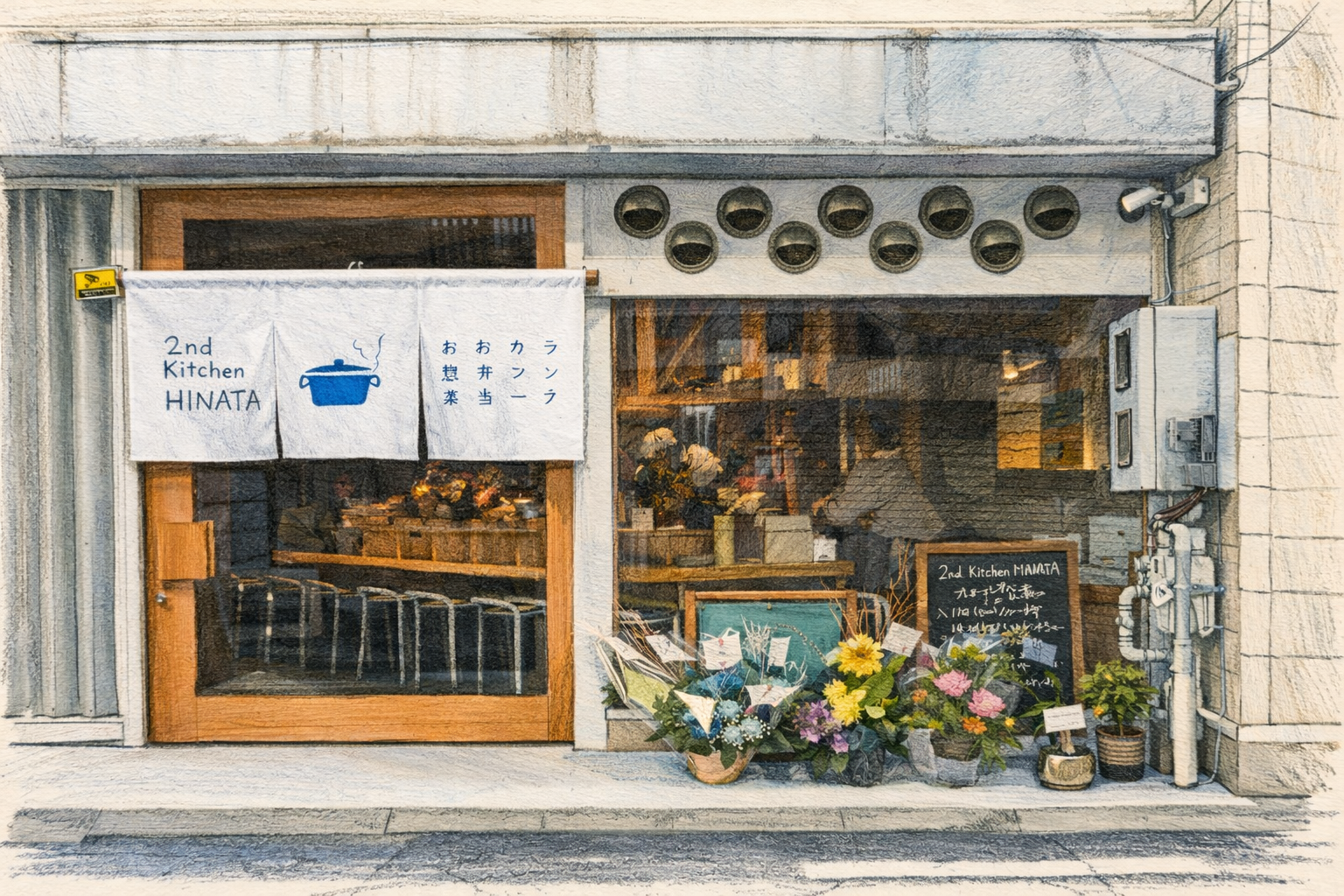姫路駅近く「2nd kitchen HINATA」移転オープン！和食ランチ・弁当・デリのイメージ画像