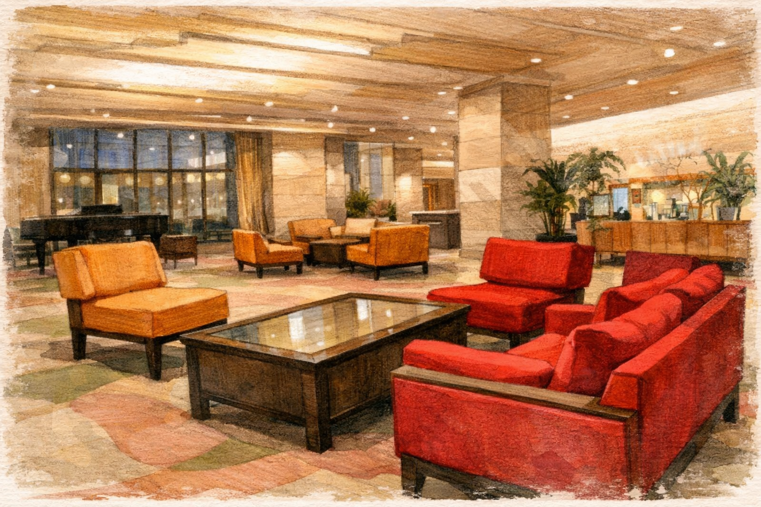 新神戸 ANAクラウンプラザホテル バレンタイン限定アート＆スイーツのイメージ画像