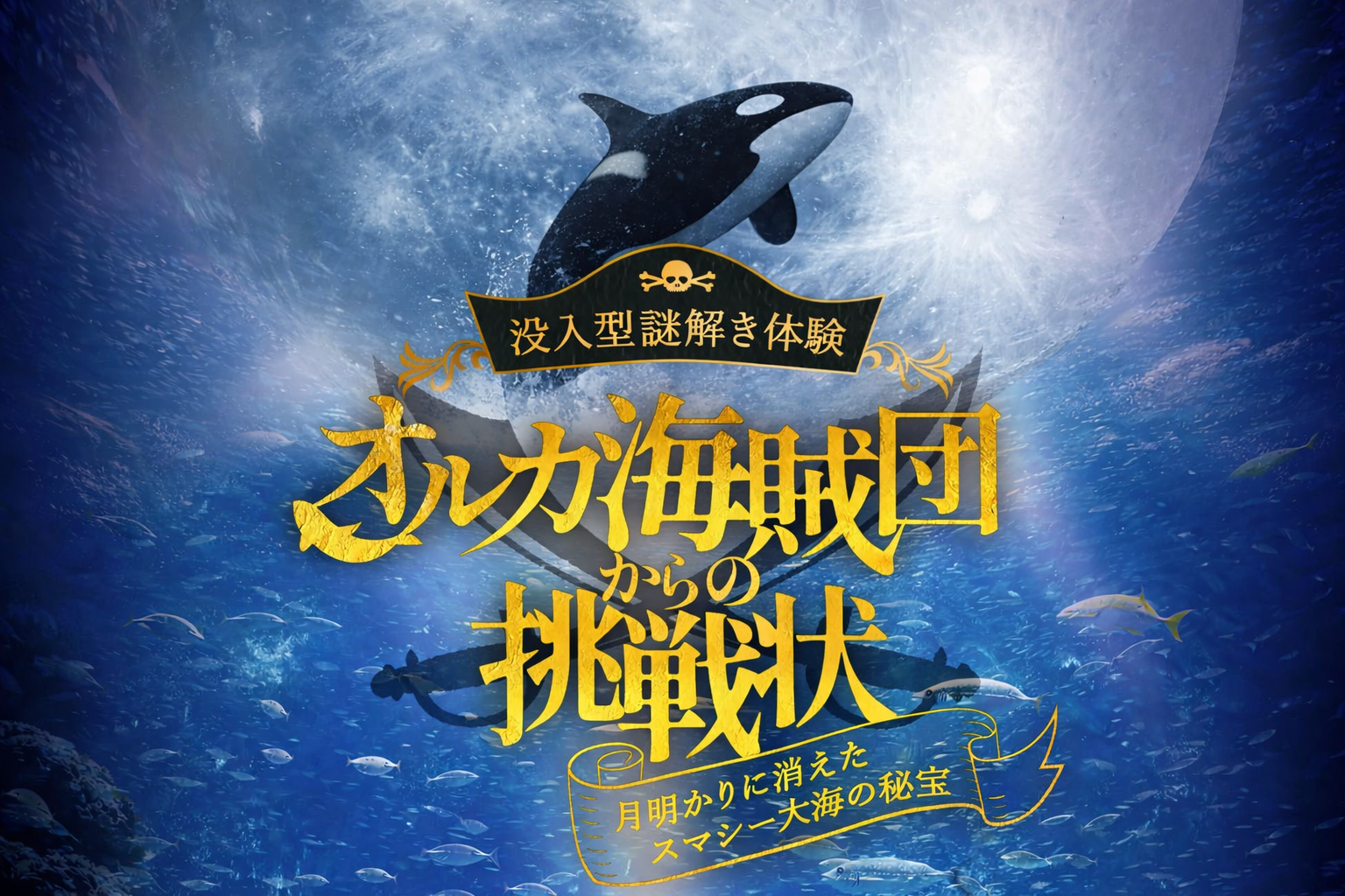 神戸須磨シーワールド、オルカ海賊団の謎解き再び！春のイベント情報のイメージ画像