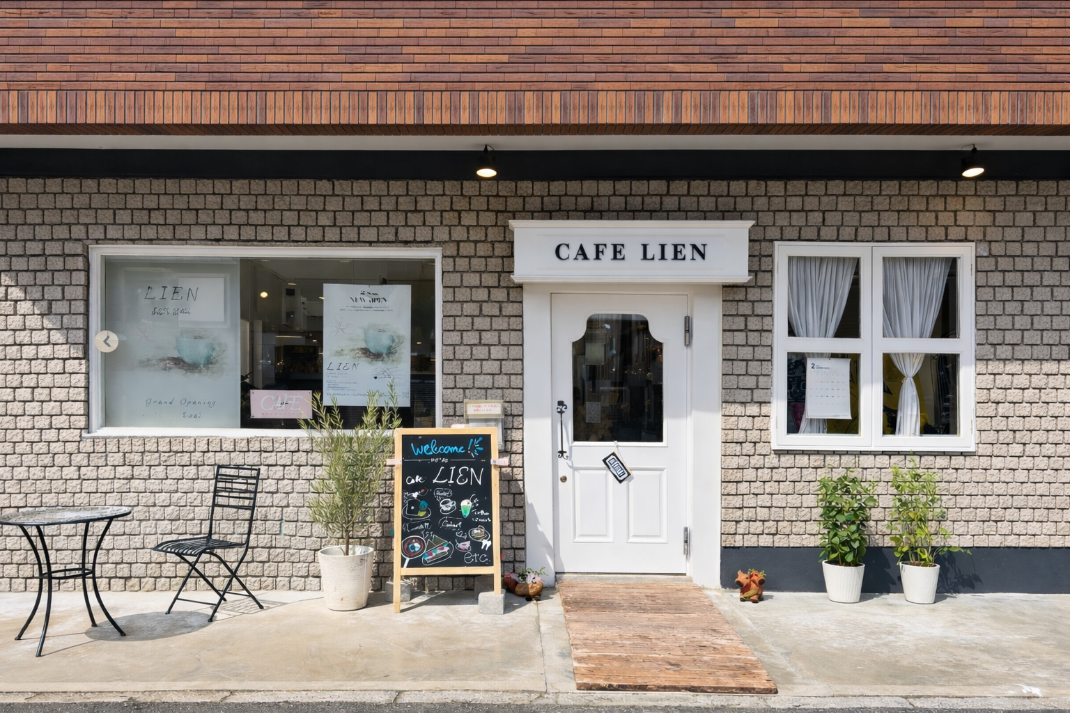 尼崎「CAFE LIEN」2/8開店！モーニングやスフレパンケーキが楽しめるカフェのイメージ画像