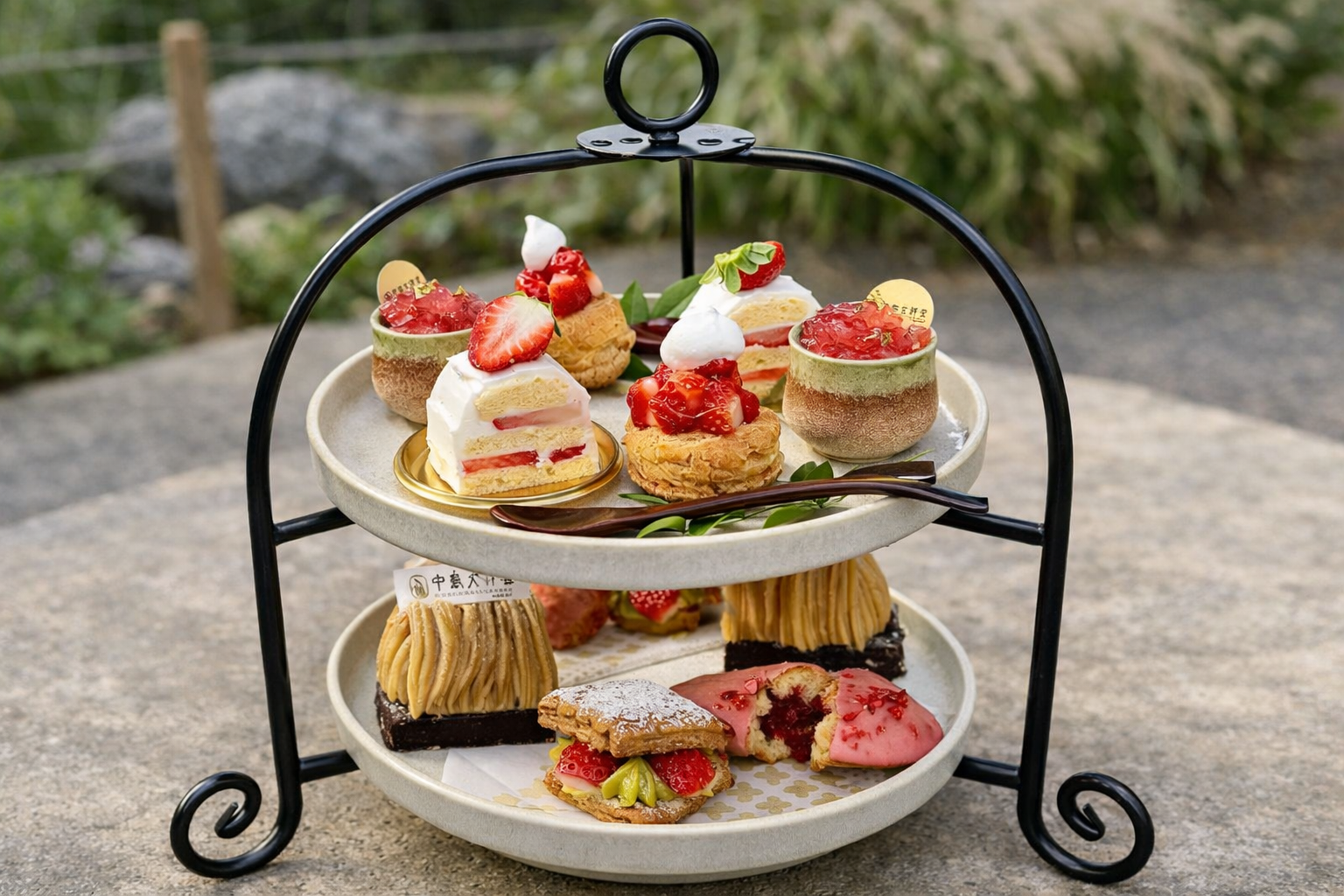 丹波本店限定！中島大祥堂で味わう春のいちごアフタヌーンのイメージ画像