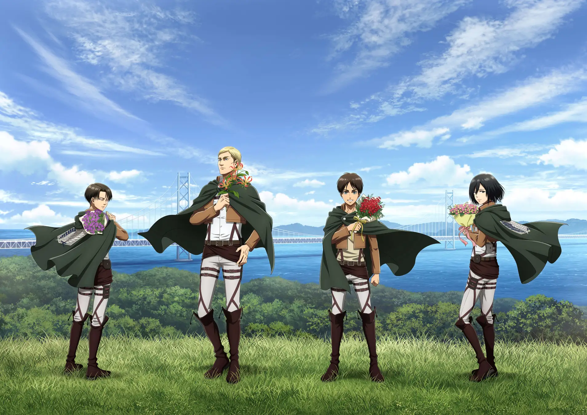 淡路島ニジゲンノモリで「進撃の巨人」コラボ!夜間イベントや限定グッズものイメージ画像